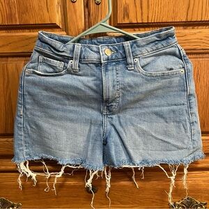 Old Navy Light Blue Frayed Jean Shorts
